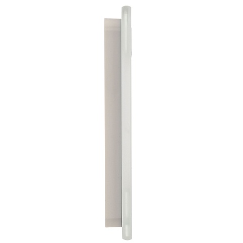 IEK BRITE DECOR Белый матовый стекло скругл.угол Рамка 1-м РУ-1-2-Бр RE