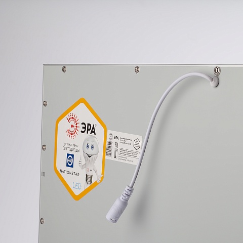 ЭРА Светодиодная панель SPL-510-S-65K-040 40Вт 6500К 595х595х8 серебро без драйвера с ушками ультратонкая