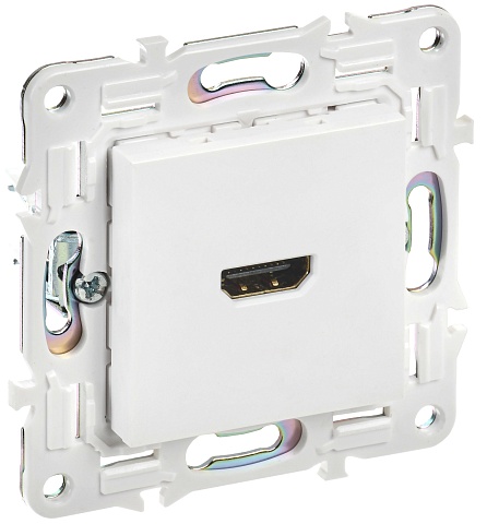 IEK SKANDY Арктический белый Розетка HDMI SK-H01W