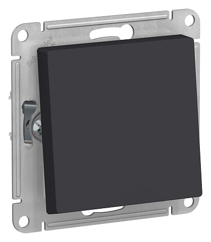 SE AtlasDesign Aqua Карбон Переключатель 1-клавишный, сх.6, 10АХ, механизм