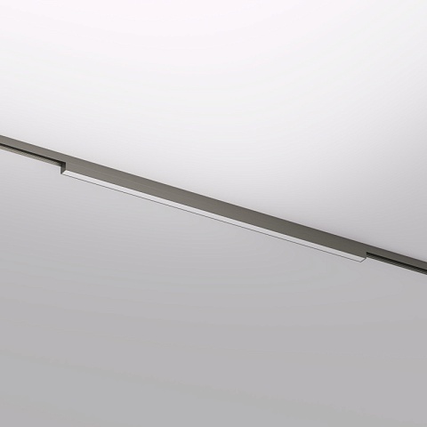 Denkirs DK5752-DN Светильник для трека SHINE LINEAR со светодиодом, L601*W19*H27, 48V DC, 24W, RA≥90, 3000K, IP20, темный никель, алюминий