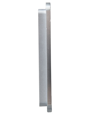 IEK BRITE DECOR /алюм метал. скругл.угол Рамка 4-м РУ-4-1-Бр RE AL