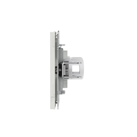 DKC KANT Компьютерная розетка RJ-45 без шторки, кат.6А двойная, белый песок