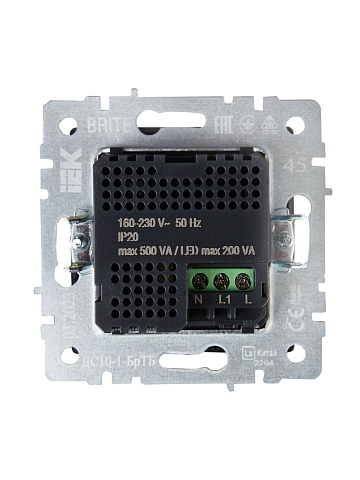 IEK BRITE BASE Темн.бронза Датчик движения ДС10-1-БрТБ