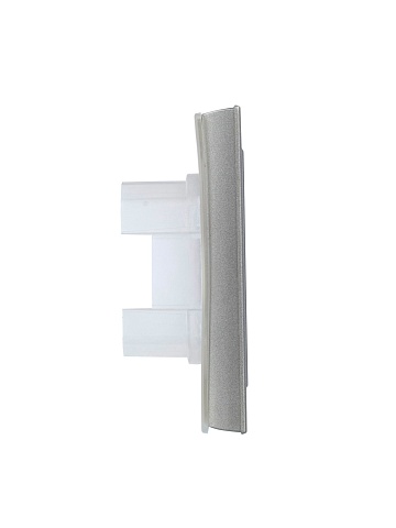 IEK BRITE Рамка 1-местная IP44 РУ-1-БрА-44 алюминий