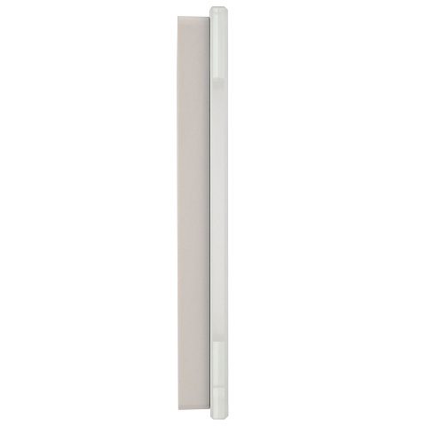 IEK BRITE DECOR Белый матовый стекло Рамка 1-м РУ-1-2-Бр