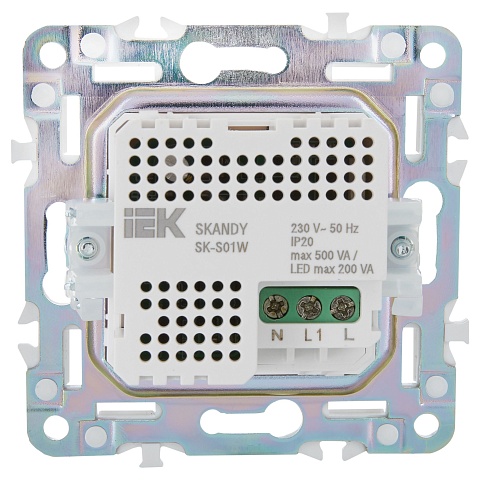 IEK SKANDY Арктический белый Датчик движения SK-S01W