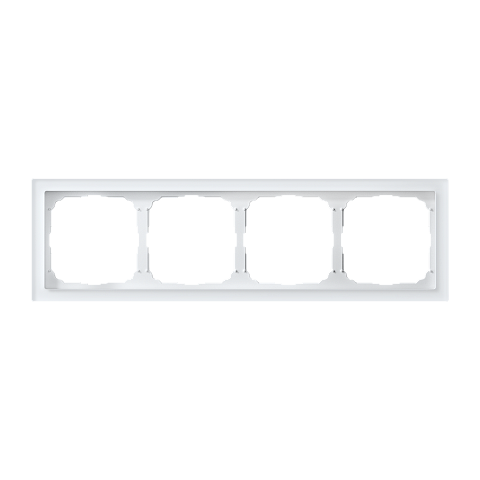 Systeme Electric ArtGallery Pure Органическое стекло Белый Рамка 4-ая