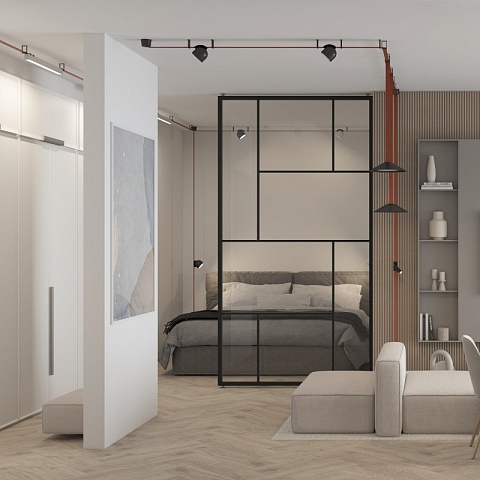Denkirs DK5577-WH Трековый светильник Belty Linear со светодиодом L642mm H45mm 48V 24W 120° 3000K IP20 белый алюминий