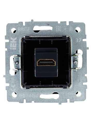 IEK BRITE Розетка HDMI РHDMI-0-БрШ шампань