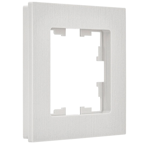IEK BRITE DECOR Белый рифленый Рамка 1-м РУ-1-Бр