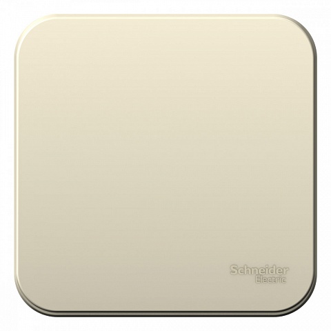 SE Blanca наруж Молочный Выключатель 1-клавишный 10А, 250B, изолир. пластина