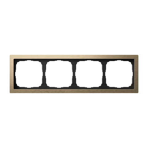 Systeme Electric ArtGallery Pure Металл Латунь Рамка 4-ая