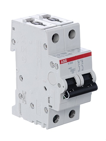 ABB Выключатель автоматический 2-полюсной S202 C50