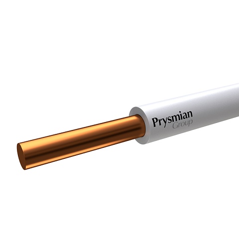 Провод установочный ПуВнг(А)-LS 1х6 ГОСТ (белый, РЭК-Prysmian)