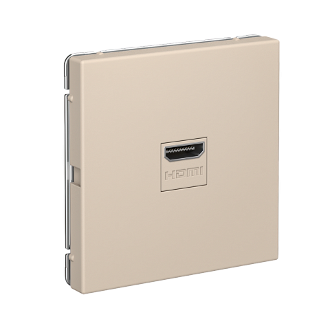 Systeme Electric ArtGallery Песочный Розетка HDMI, 16А, механизм