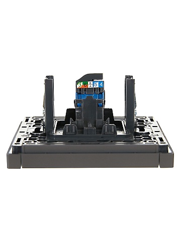 IEK FORTE&PIANO Серый Розетка комп. RJ45 кат.6 FP331