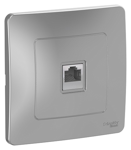 SE Blanca внутр Алюминий Розетка компьютерная RJ45