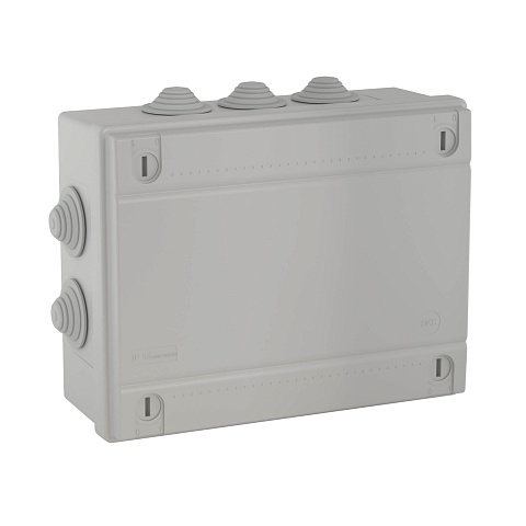 DKC Коробка ответвительная 240x190x90 IP55 с кабельными вводами 2х40+6х32мм