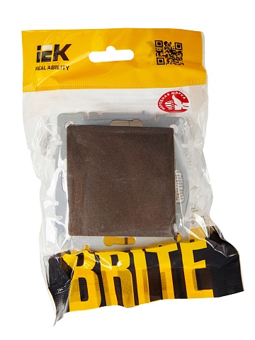 IEK BRITE Выключ. 1-кл. перекр. 10А ВС10-1-3-БрТБ бр.