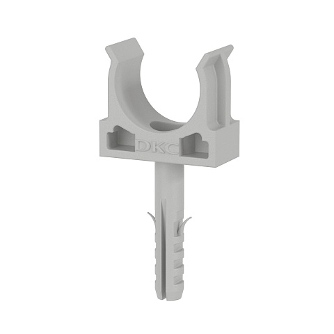 DKC Держатель с защелкой и дюбелем 20mm (в комплект входит шуруп)(упаковка)