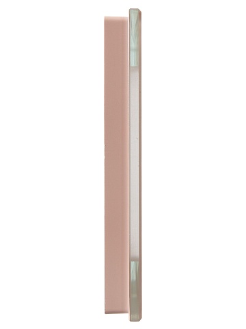 IEK BRITE DECOR Персик матовый стекло Рамка 4-мест. РУ-4-2-БрП