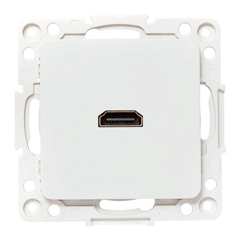 EKF Стокгольм Механизм розетки HDMI белый.