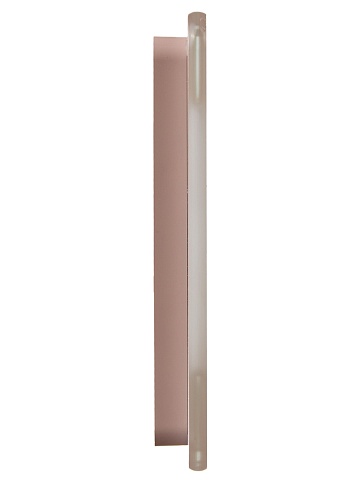 IEK BRITE DECOR Дымчатый матовый стекло скругл.угол Рамка 2-мест. РУ-2-2-Бр RE