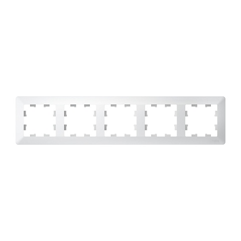 Systeme Electric AtlasDesign Air Лотос/дымчатый белый Рамка 5-ая