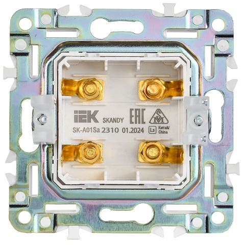 IEK SKANDY Песочный Аудиорозетка 4-ая SK-A01Sa