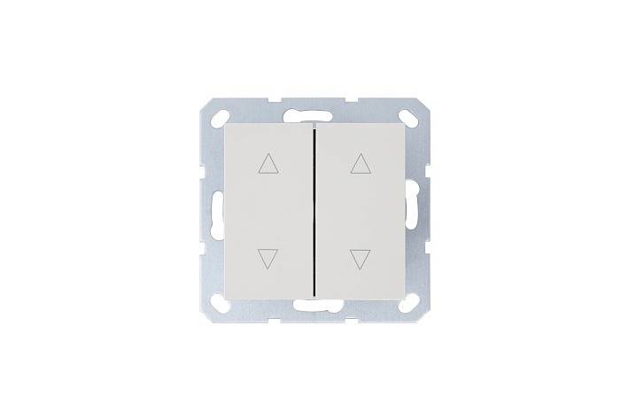 Jasmart G Слоновая кость Выключатель 2-кл жалюзи 10A 250V~