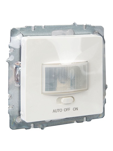 IEK BRITE BASE Белый Датчик движения ДС10-1-БрБ
