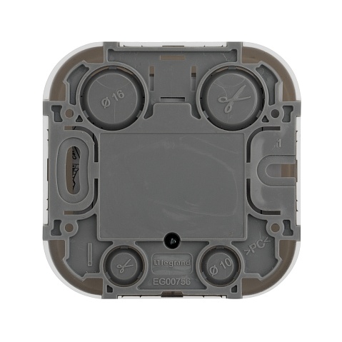 Legrand Quteo Белый Роз RJ11+RJ45 категория 5 UTP