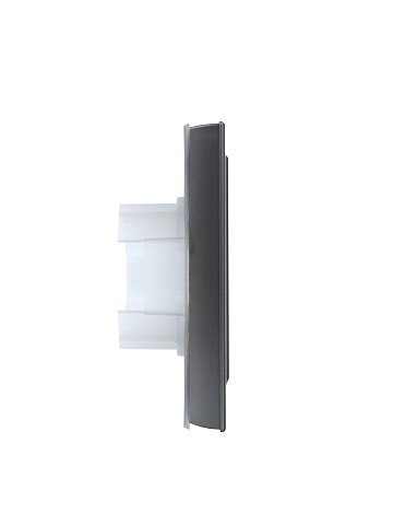 IEK BRITE Рамка 2-местная IP44 РУ-2-БрС-44 сталь