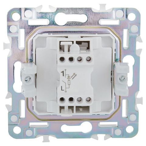 IEK SKANDY Песочный Выключатель 1-клавишный с индикацией 10А SK-V07Sa