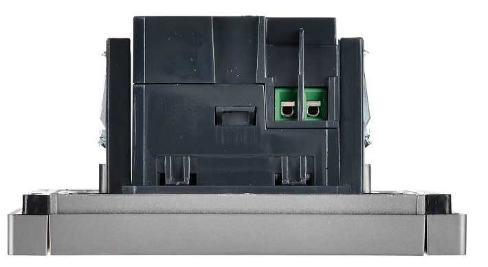 IEK FORTE&PIANO Сталь Розетка USB A+C 18Вт FP551