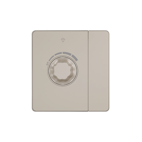 Systeme Electric Systeme Infinity Песчаный берег Светорегулятор TRIAC c выключателем 300Вт