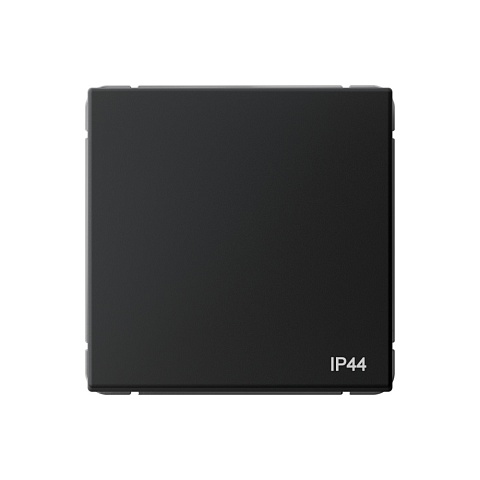 Systeme Electric ArtGallery Карбон Переключатель 1-клавишный IP44, 10АХ, механизм