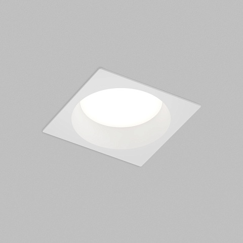 Denkirs DK3104-WH Встраиваемый влагозащищенный светильник DEEP, IP65, 15 Вт, GU5.3, LED, белый, пластик