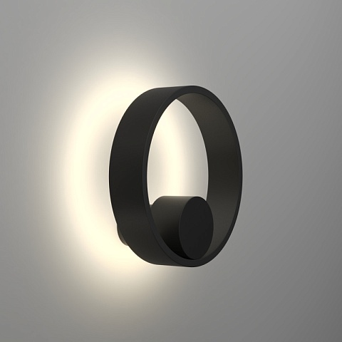 Denkirs DK5060-BK Бра ORBIT, IP20, 3000К, LED, 10 Вт, черный матовый, алюминий