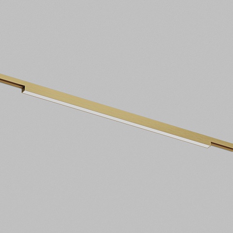 Denkirs DK5752-SB Светильник для трека SHINE LINEAR со светодиодом, L601*W19*H27, 48V DC, 24W, RA≥90, 3000K, IP20, сатинированная латунь, алюминий