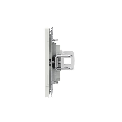 DKC KANT Компьютерная розетка RJ-45 без шторки, кат.6А одинарная,белый песок