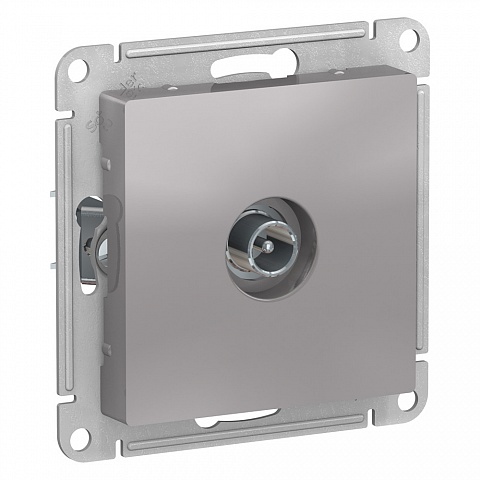 SE AtlasDesign Алюминий Розетка TV оконечная 1DB, механизм
