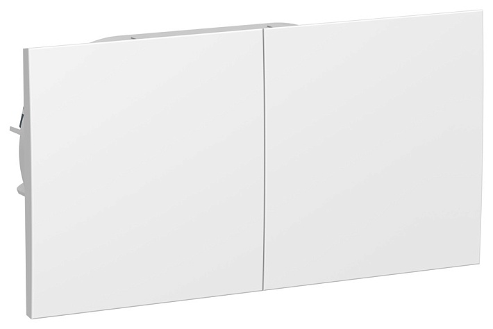 Systeme Electric AtlasDesign Лотос Розетка двойная с/з со штор. со сдвиж. крышк, 16А, в сборе