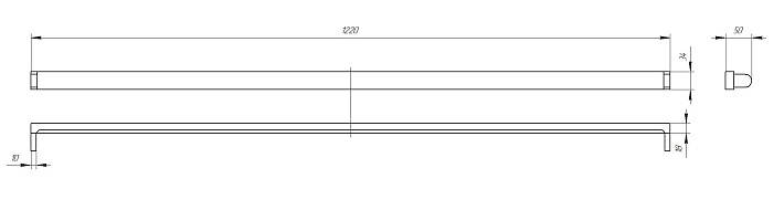 ЭРА Светильник SPO-801-0-001-120 IP20 под 1 светодиодную лампу T8 G13 LED 1200мм до 40Вт