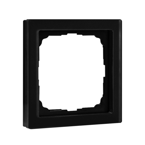 Systeme Electric ArtGallery Pure Матовое органическое стекло Черный Рамка 1-ая