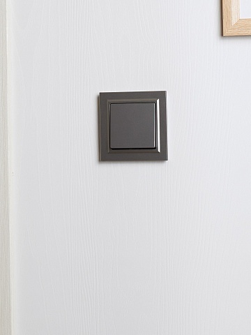 IEK BRITE Рамка 1-местная IP44 РУ-1-БрС-44 сталь