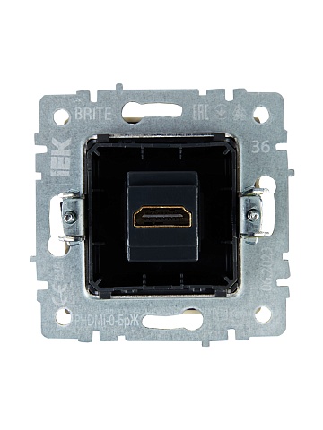 IEK BRITE Розетка HDMI РHDMI-0-БрЖ жемчуг