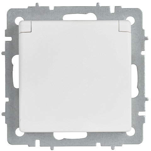 IEK BRITE Роз. с з/к/ш с кр. 16А IP20 РСбш10-3-БрАБ а/б