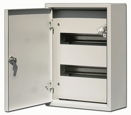 Dekraft Корпус металлический 400х300х120 24 мод. IP31 ЩРН-24